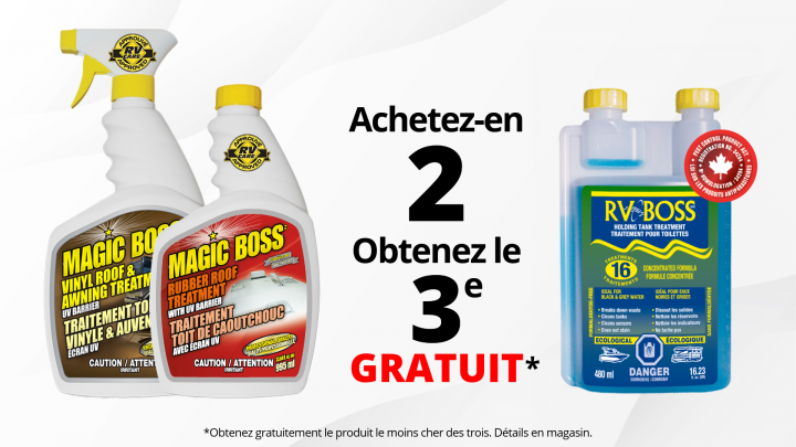 Achetez-en 2 obtenez le 3e gratuit